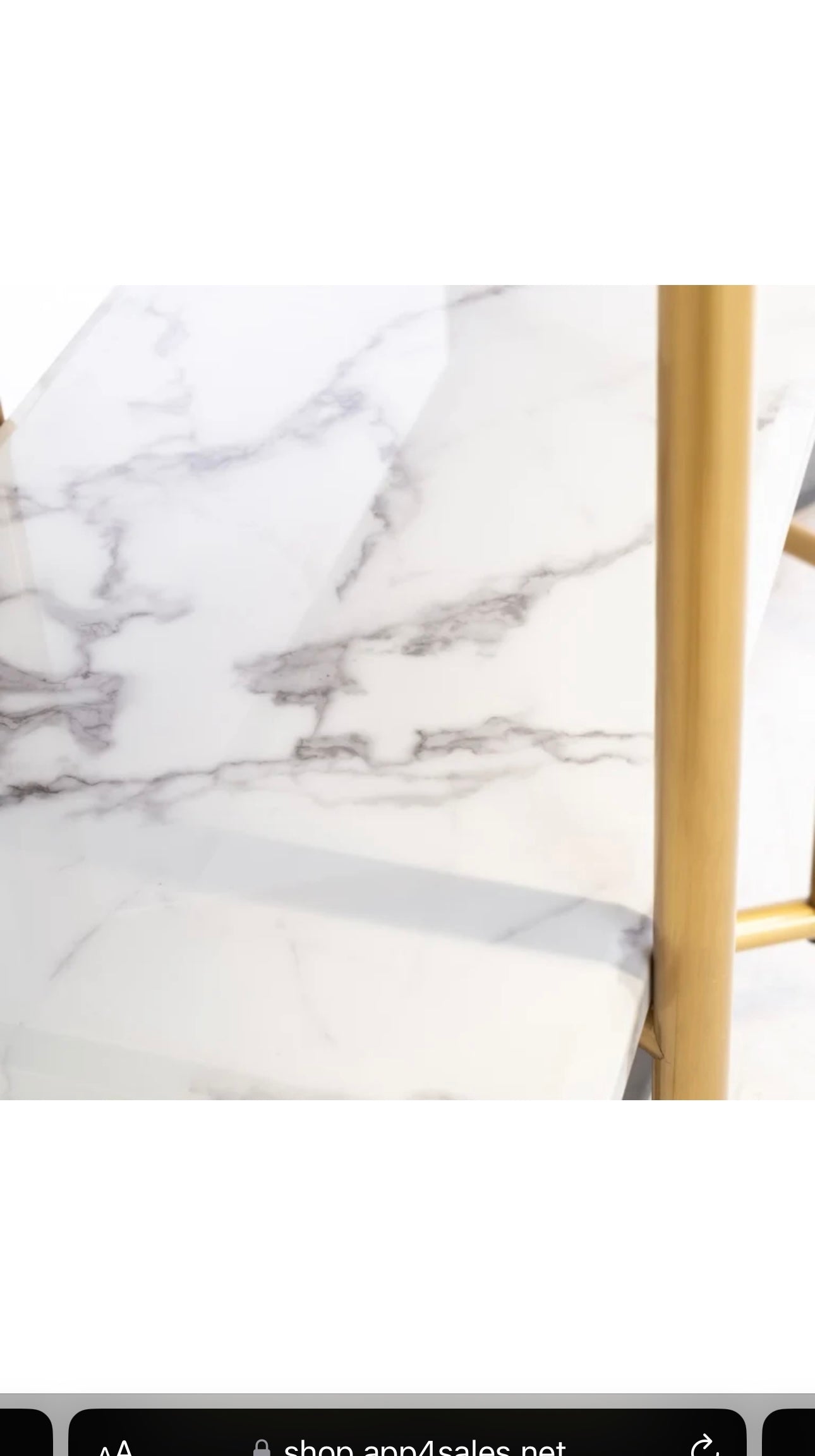 Display unit Lagrand 3-shelves (Gold)