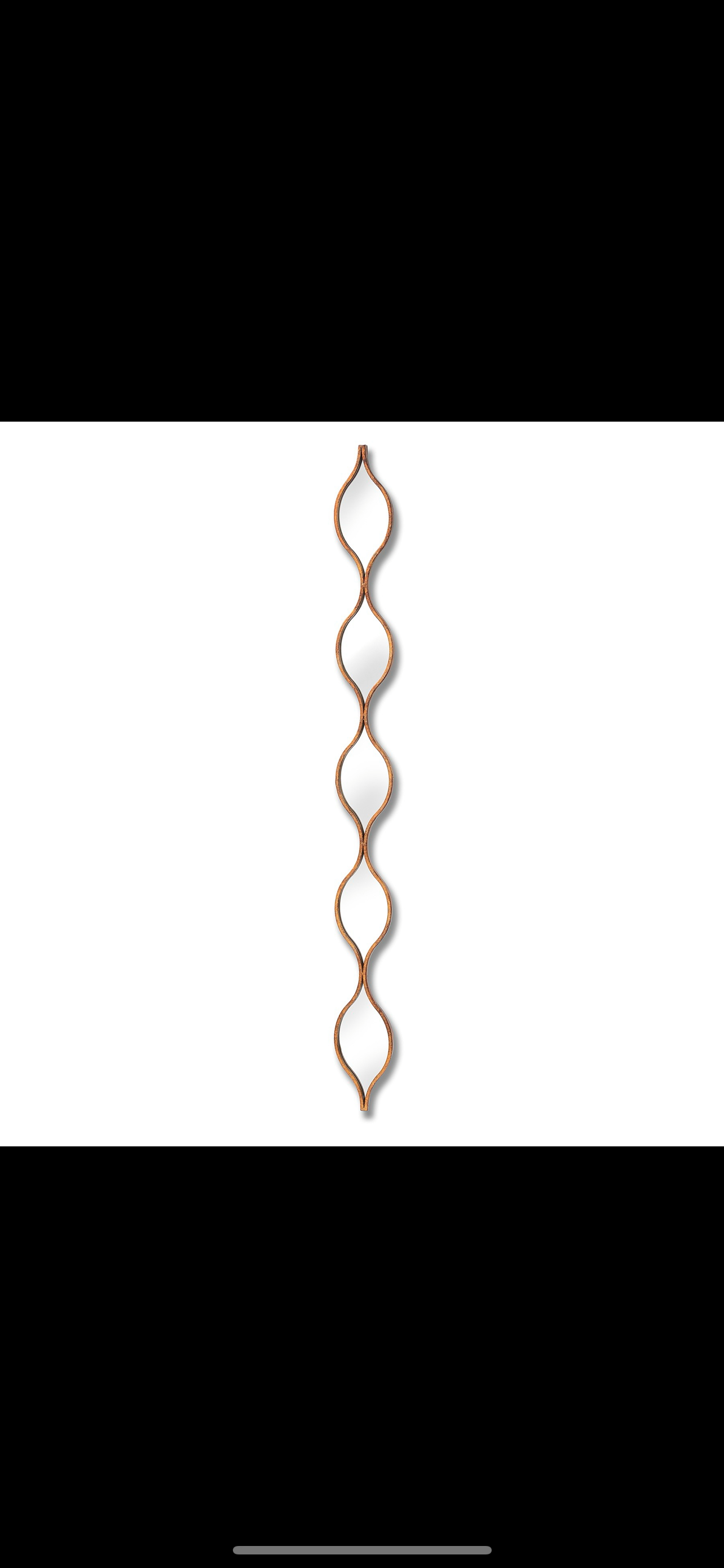 Decorative Hanging Gold Mirror