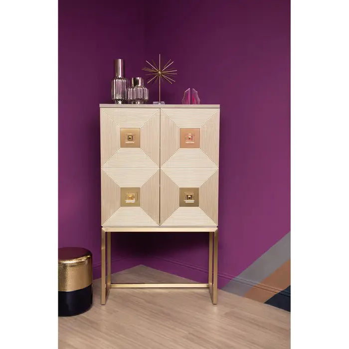 2 Doors Champagne Sideboard
