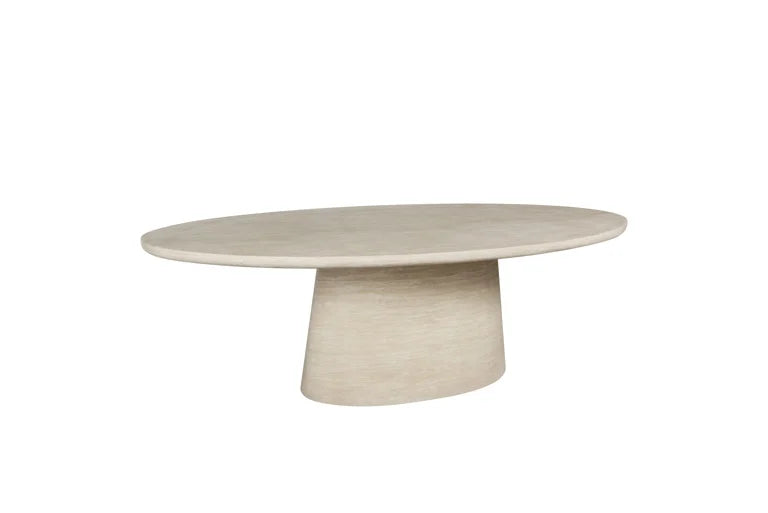 Faux travertine hot sale coffee table