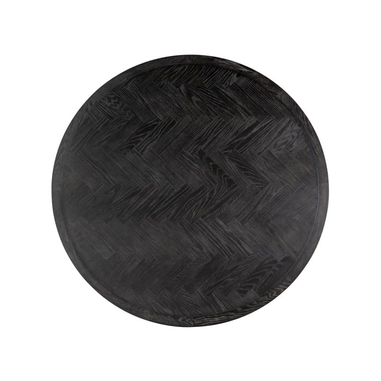 Dining table Blackbone brass (Black rustic)