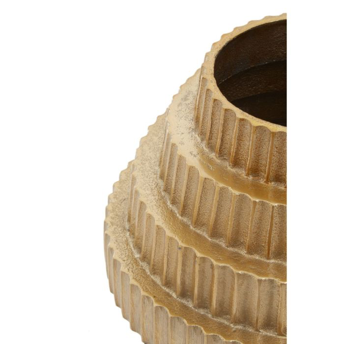 DEOMALI OMBRE GOLD AND BLACK VASE