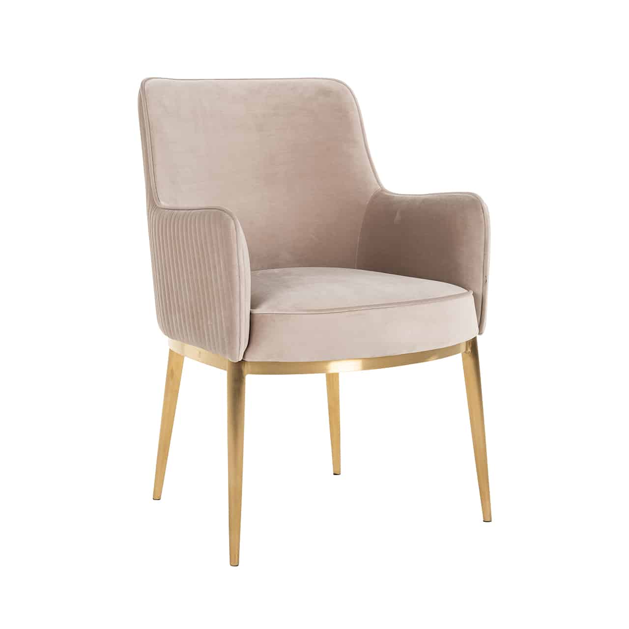 Chair Breeze Khaki Velvet