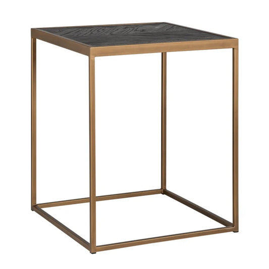 Black Rustic Side Table