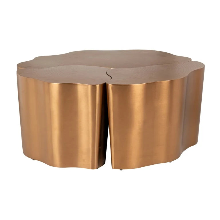 Coffee Table Set of 3 Gold