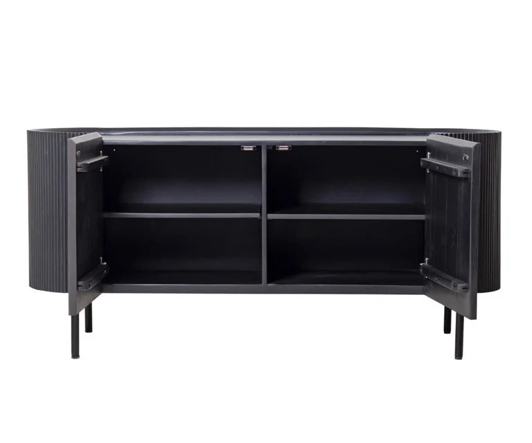 Sideboard 4-doors (Dark coffee)