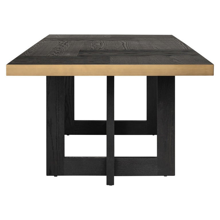 Chloe Dining Table 280cm (dark coffee)