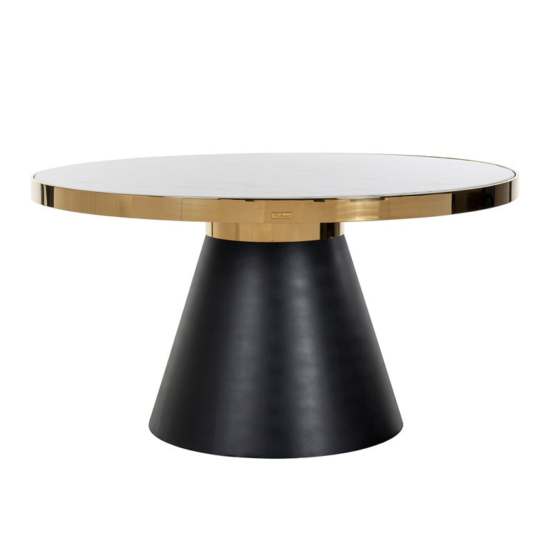 Dining table  140Ø (Gold)