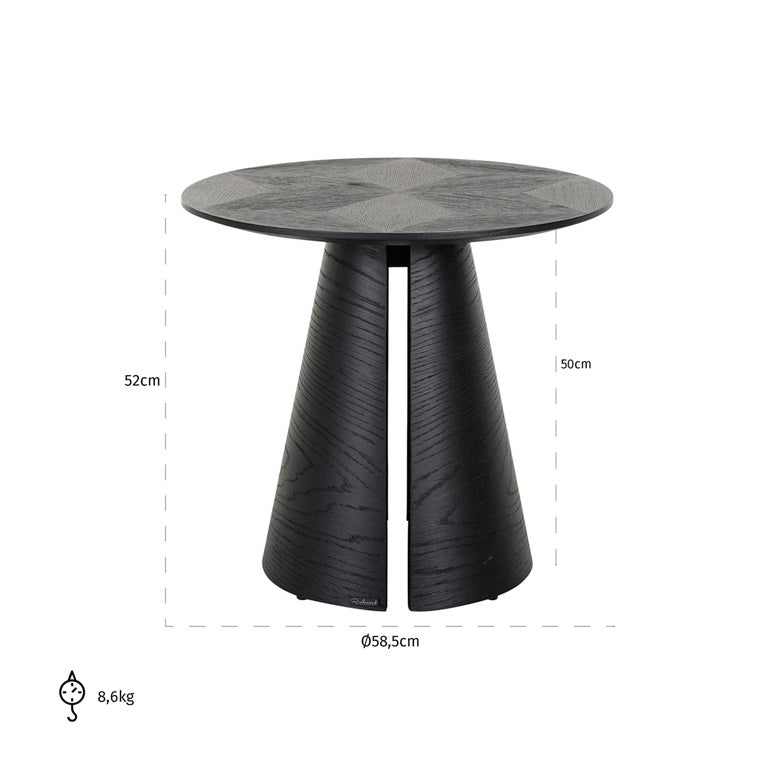 Side table 585Ø (Black)