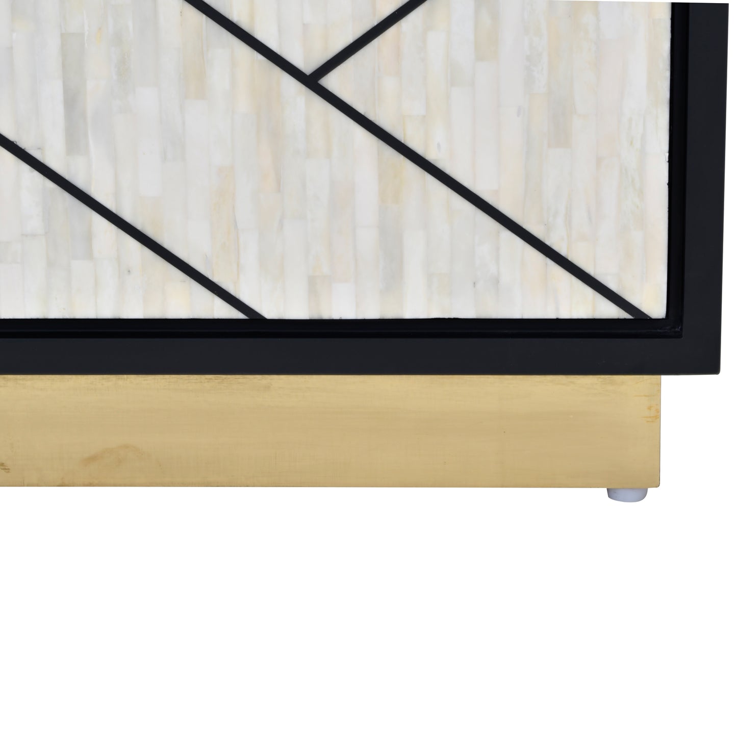 Abstract 3 Door Cabinet Sideboard