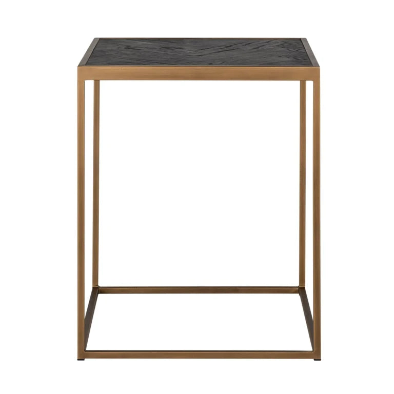 Black Rustic Side Table