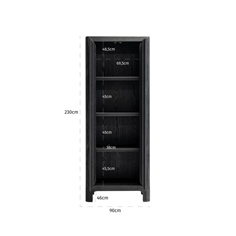 Cabinet 2-doors (Dark coffee)