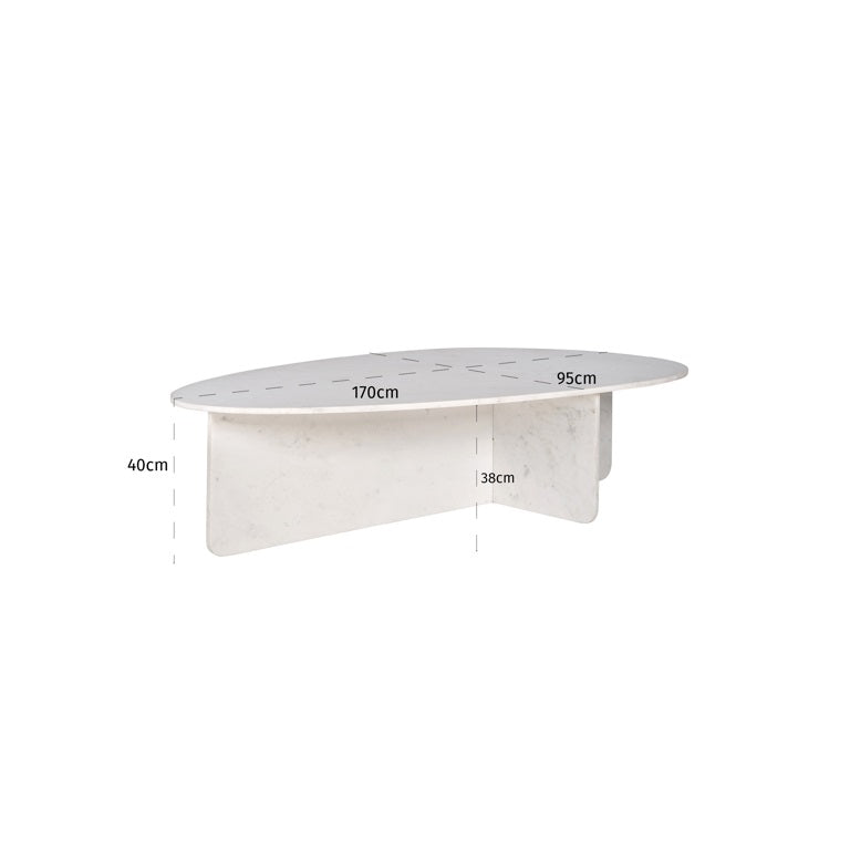 Coffee table Brandon (White)