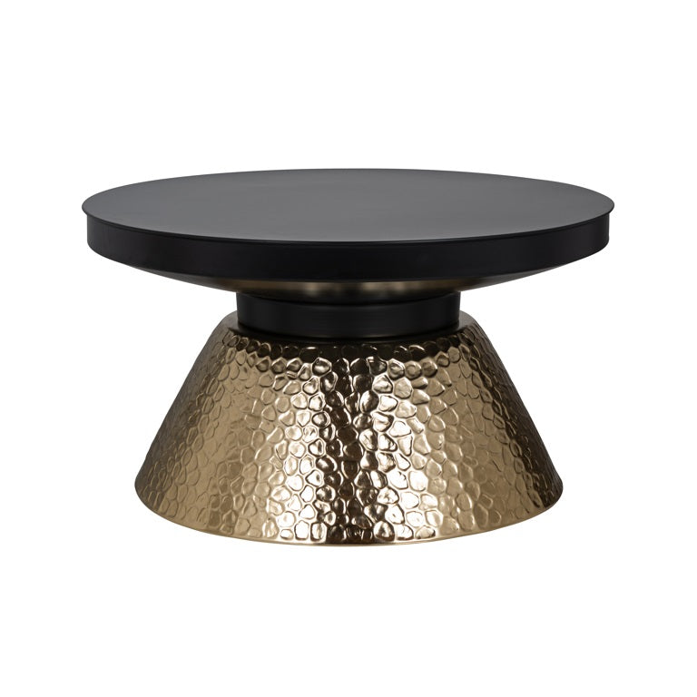 Round black Coffe table/ Side table