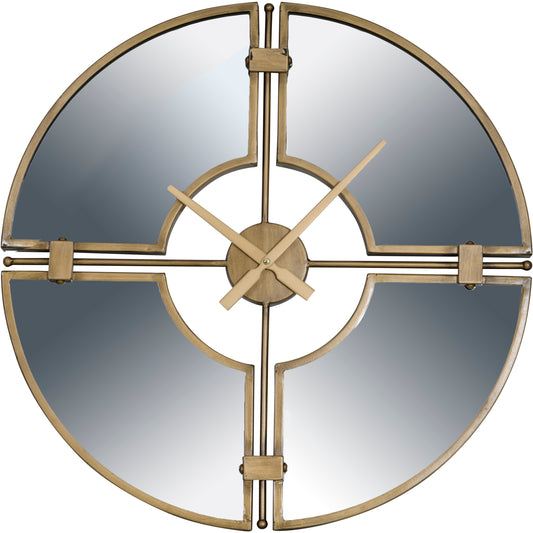 Chloe Mirrored Wall Clock