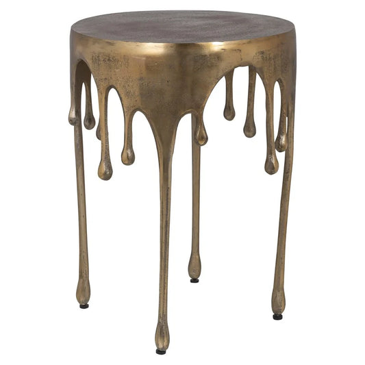 Brushed Gold Side Table