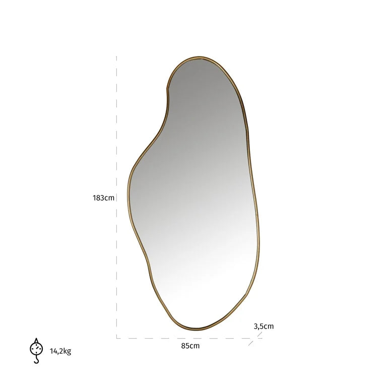 Mirror Alton (Brushed Gold)