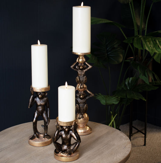 Monkey Candle Holder