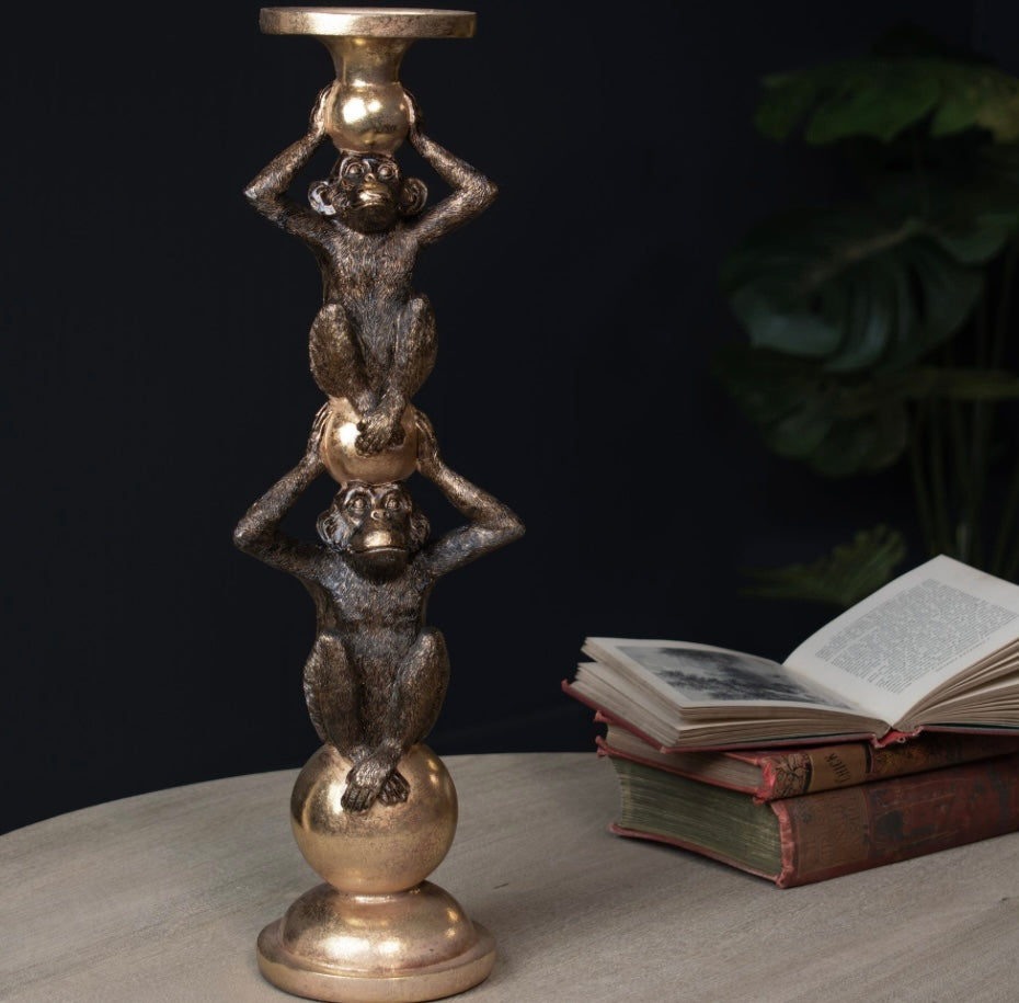 Monkey Candle Holder