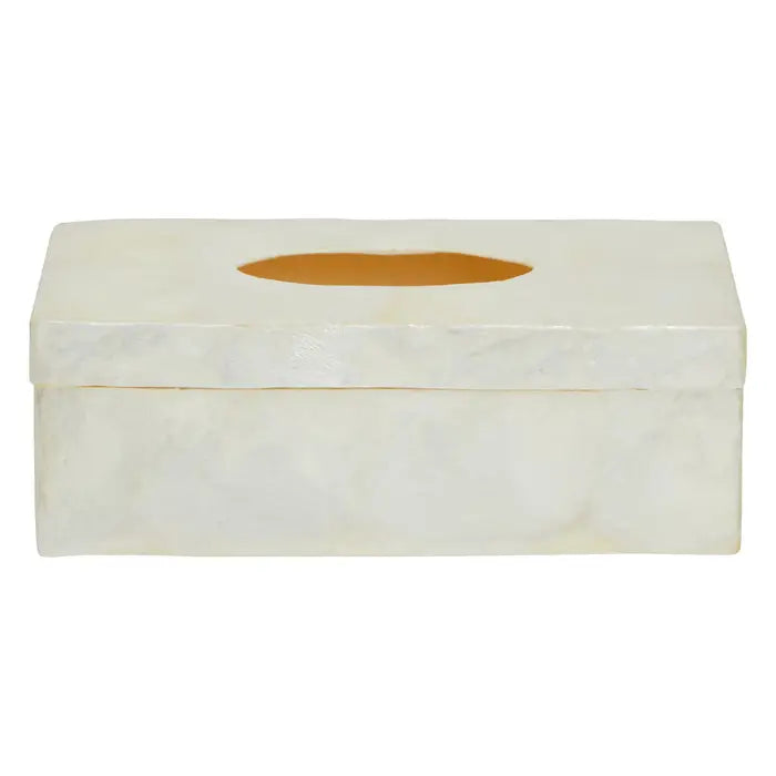 PALU WHITE TISSUE BOX