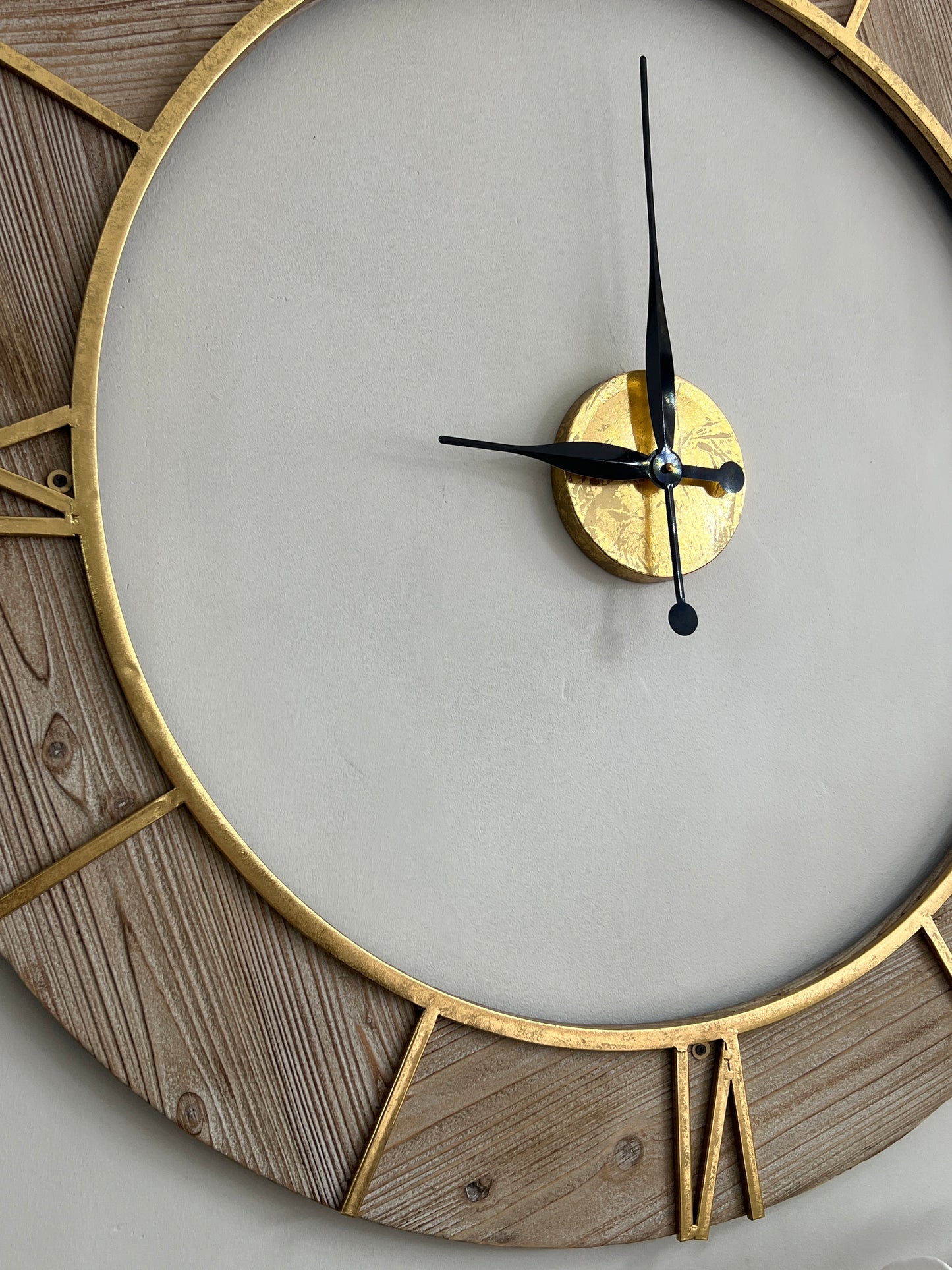 Gold Wall Clock