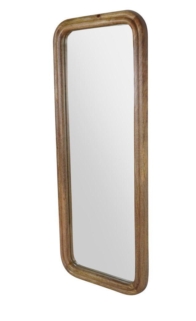 Leon Groove Edge Solid Wood Cheval Mirror 70 x 170cm