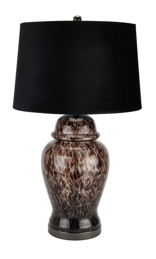 Black Dapple Acanthus Lamp