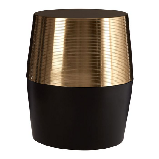 MARGOT BLACK AND COPPER SIDE TABLE