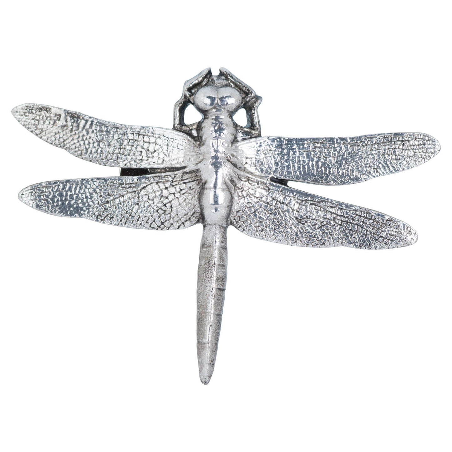 Antique Silver Dragonfly Decorative Clip