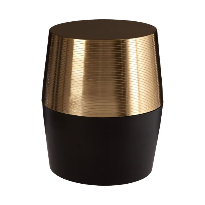 MARGOT BLACK AND COPPER SIDE TABLE