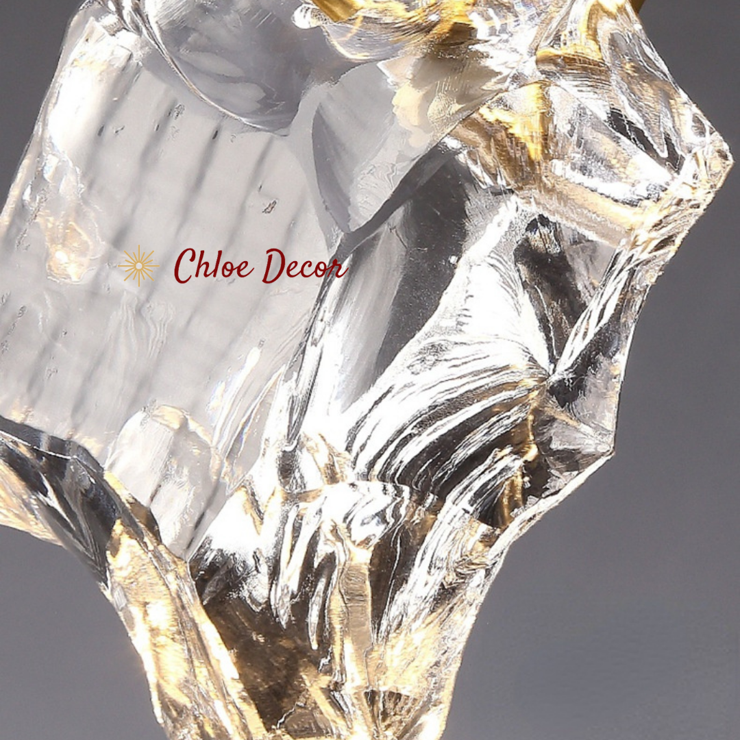 Gold Crystal Pendant Light