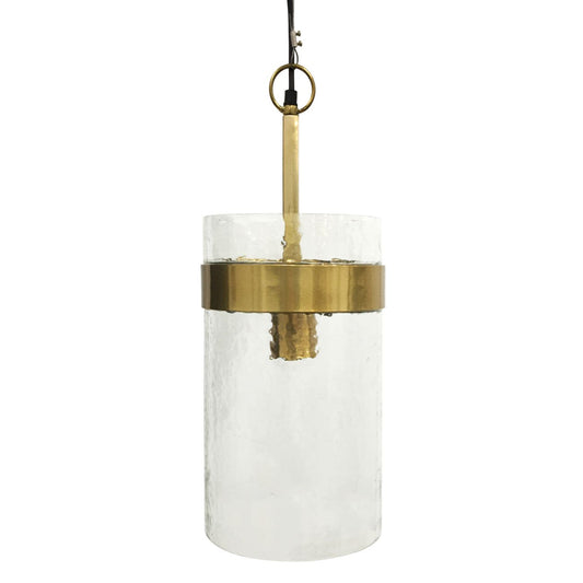 Atrium Pendant Metallic Champagne Frame