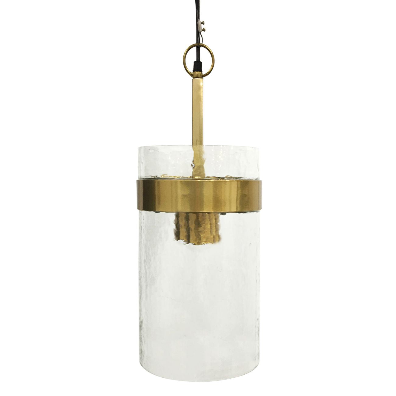 Atrium Pendant Metallic Champagne Frame