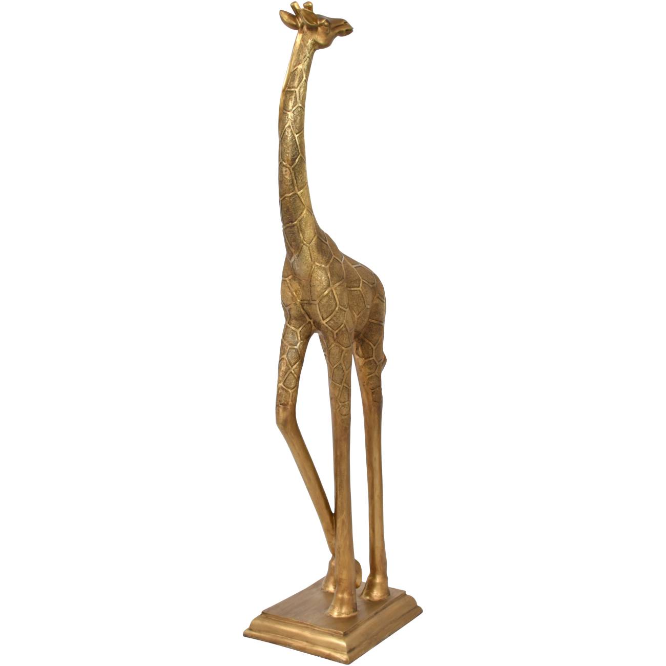 Giant Giraffe Gold Sculpture