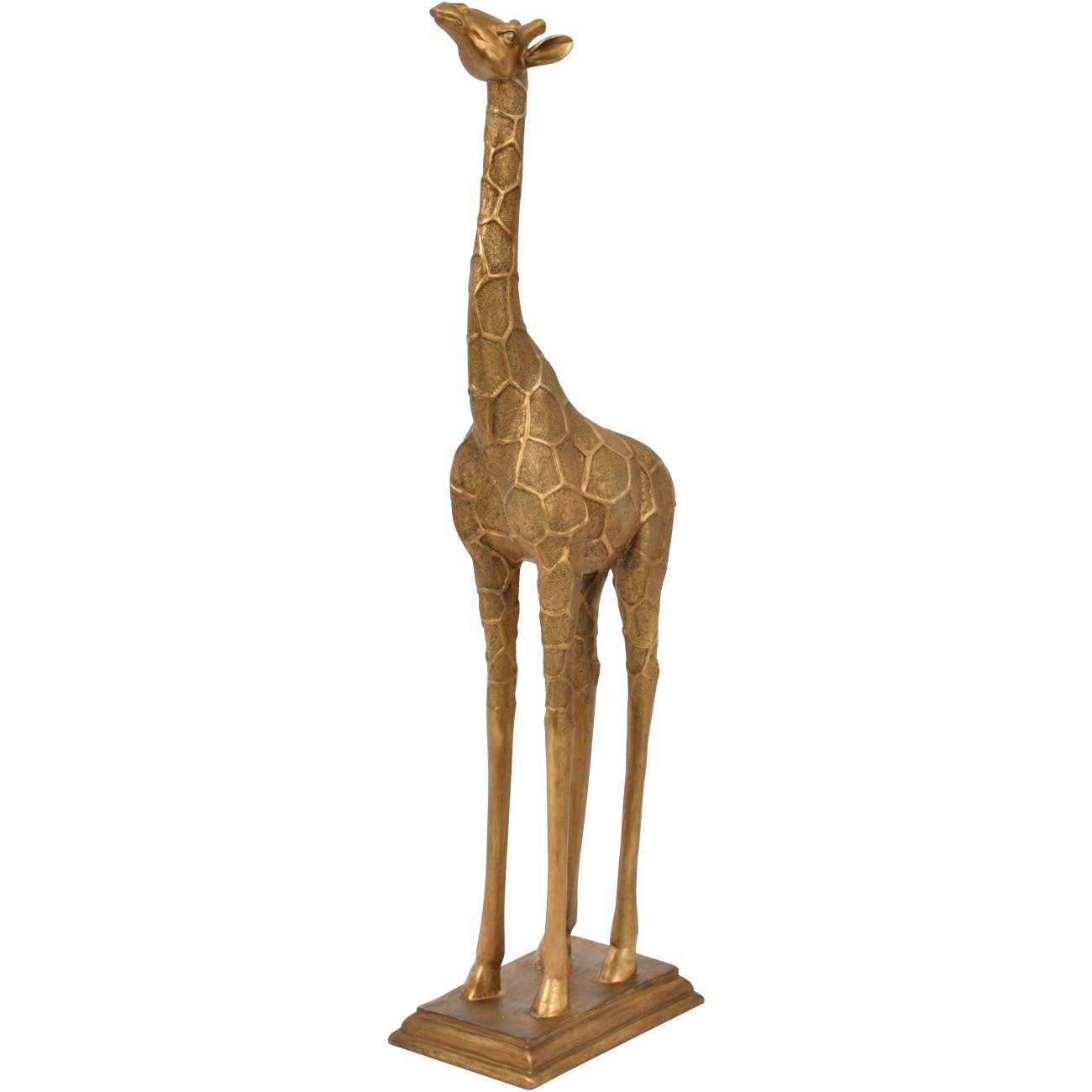 Giant Giraffe Gold Sculpture