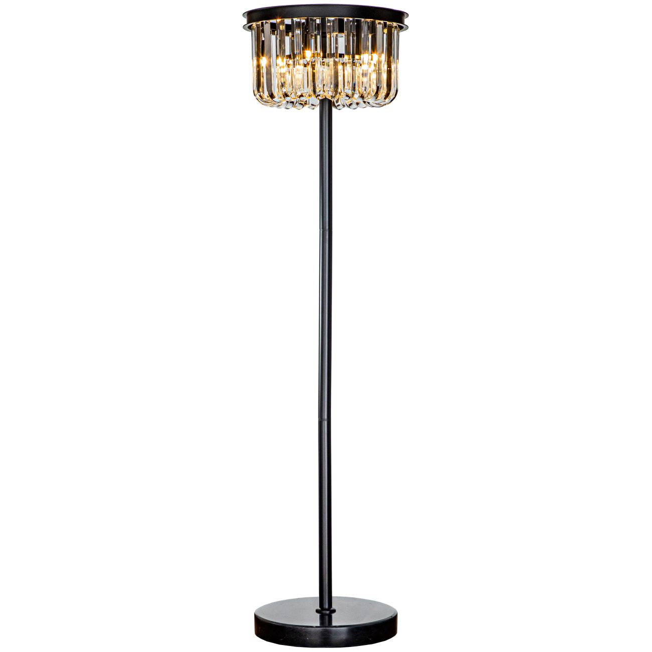 Cowdray Glass Droplet Circular Floor Lamp