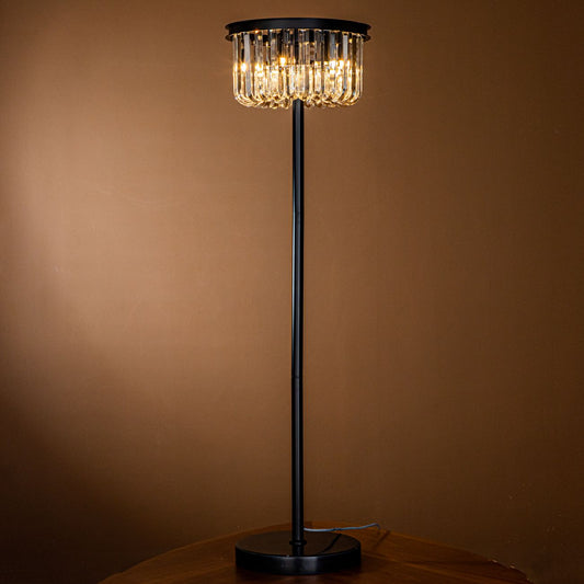 Cowdray Glass Droplet Circular Floor Lamp