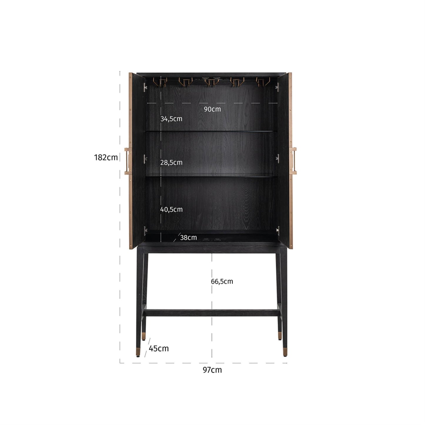 Bar Cabinet Bloomingville with 2-Doors