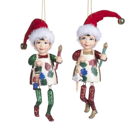 SANTA HELP ELF 16,5 CM GOODWILL COLLECTION