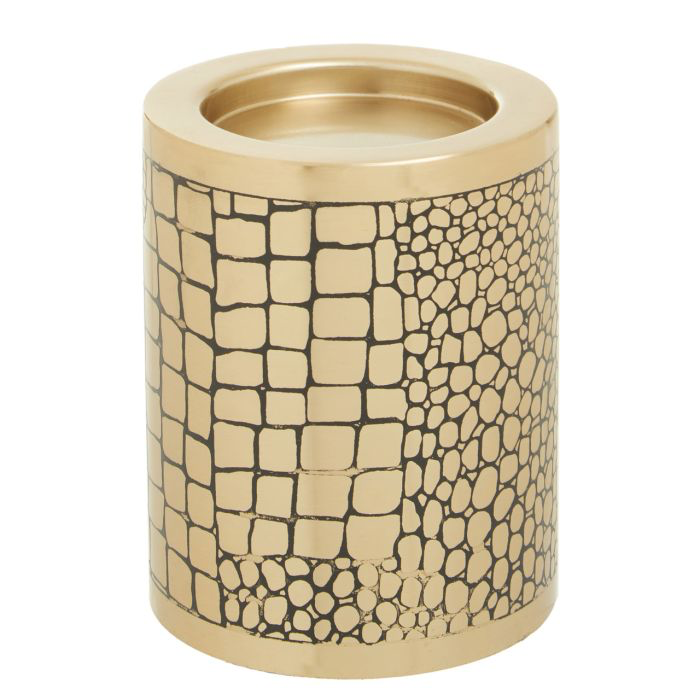 MEKO CROCODILE PATTERN CANDLE HOLDER