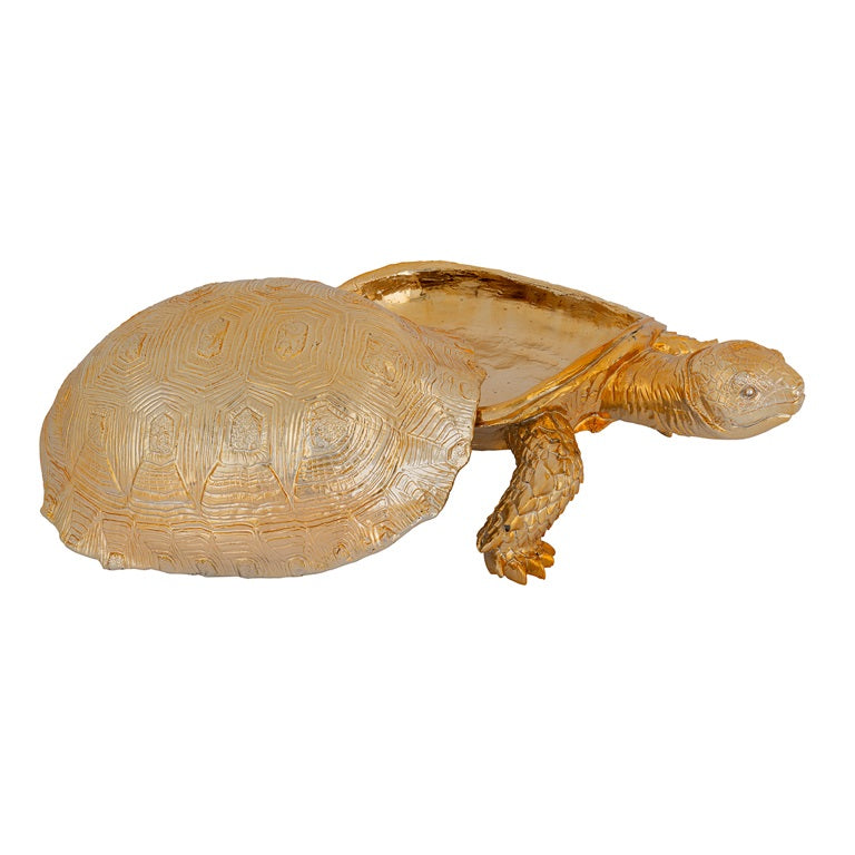 Decoration box Turtle (Gold)