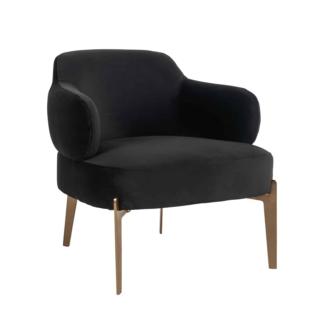 Venus Black Arm Chair