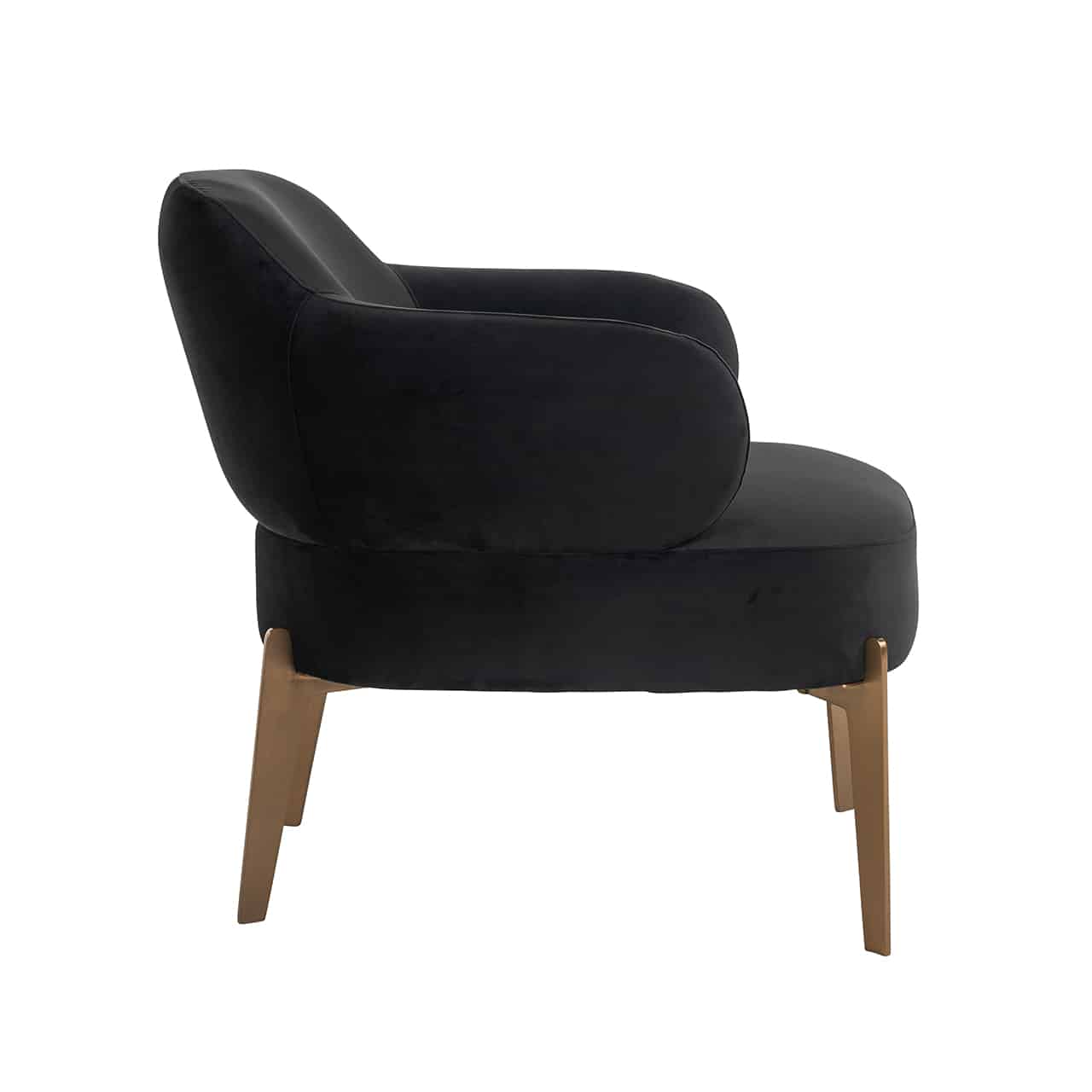 Venus Black Arm Chair