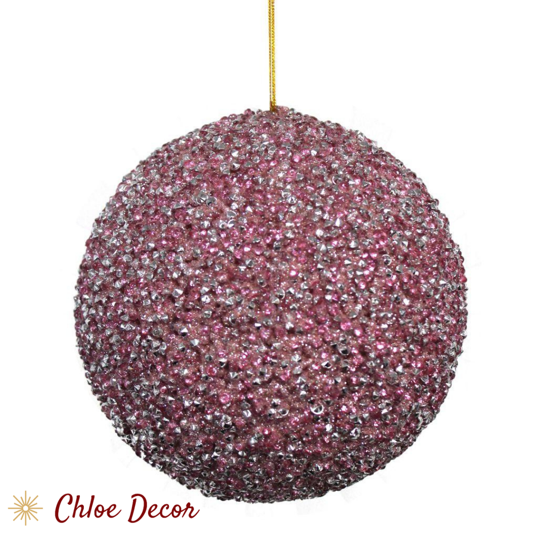 Glitter Pink Bauble