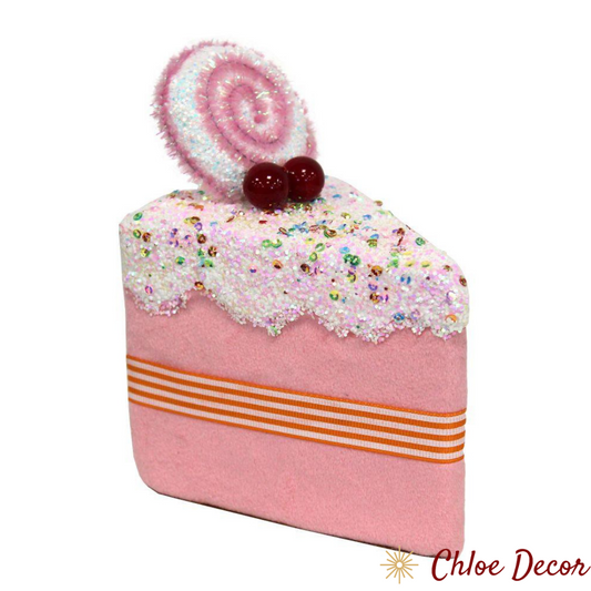 Hanging Candy Cake Slice Pink