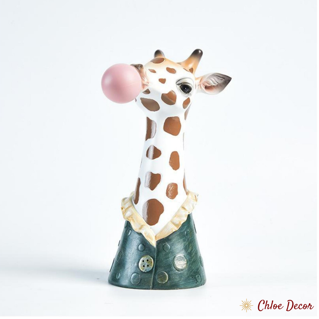 Bubble Gum Giraffe/ Zebra Vase