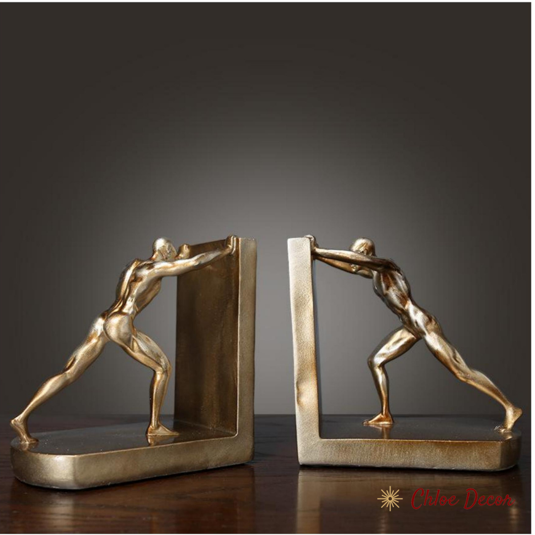 Nordic Resin Human Shaped Book Holder