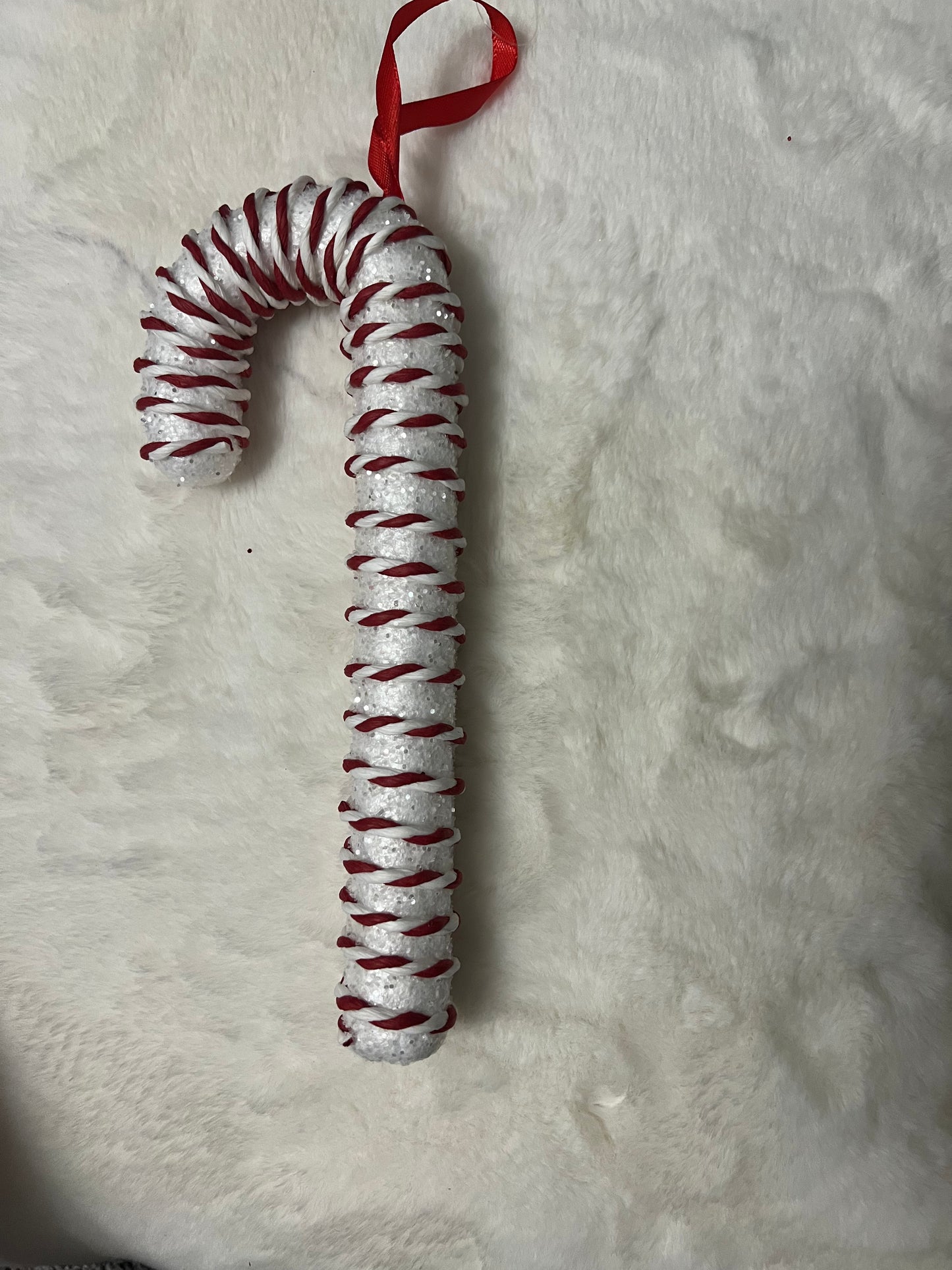 Candy Cane Foam Red&White 20cm