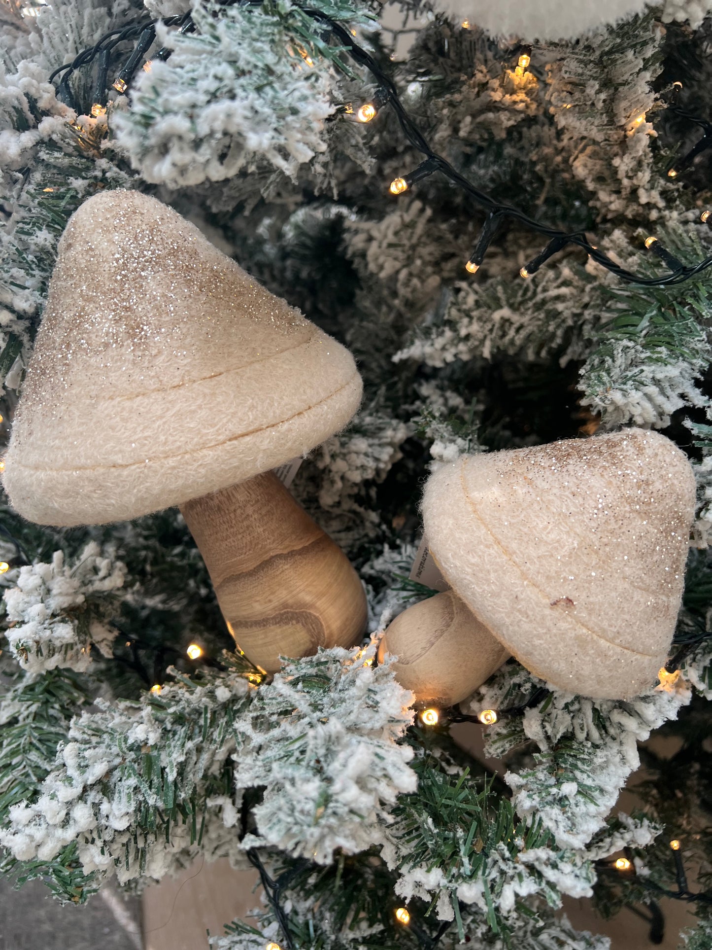 Wollen Glitter Mushroom